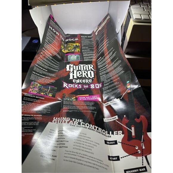 Guitar Hero Encore Rocks the 80s double sided poster - Picture 3 of 3